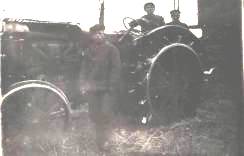 Работа на тракторе "Сталинец"